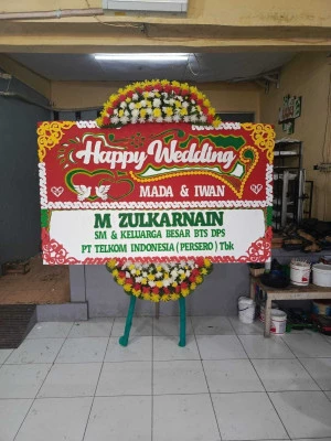 Papan Bunga di Jlamprang Bawang