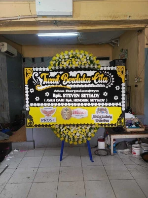 Papan Bunga di Jlamprang Bawang