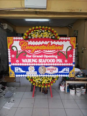 Papan Bunga di Jlamprang Bawang
