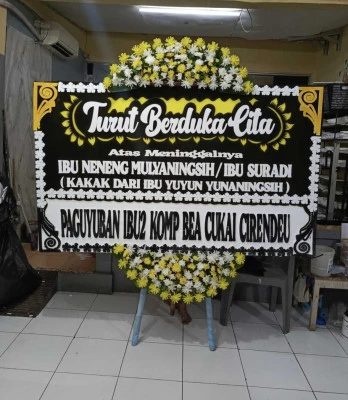 Papan Bunga di Jlamprang Bawang